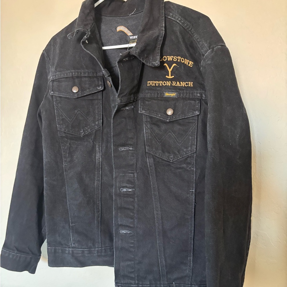 Black Yellowstone Dutton Ranch Men's Jacket